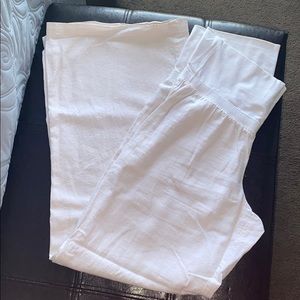 Old Navy wide leg linen pants